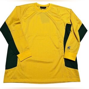 Black Scale BMX jersey‎ Yellow/Green men’s Long Sleeve Mesh Shirt size XXL